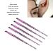 Premium Eyebrow Brushes Set - 5pcs Glitter Handle Eye Makeup Tools for Eyeshadow & Brows - Soft Hair Professional Cosmetic Brushes for Perfect Eyebrows - Buy Online on SooperMarket.com
