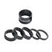 Boenoea Bicycle Headset Spacer 1-1/8 Inch (Aluminium Alloy/Carbon Fiber) Black