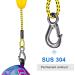 SELEWARE 65ft Boating Tow Rope for 1-4 Rider Tubes | Stainless Steel Hooks & Floats | Water Sports Essential - Buy Online on SooperMarket.com