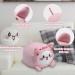JOYRAVO 2-in-1 Travel Pillow for Kids - Adorable Pink Pig Plushie Converts to U-Shaped Neck Pillow for Ultimate Comfort on Airplane, Train, Bus Trips - Buy Online on SooperMarket.com