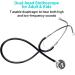 Scian Manual Blood Pressure Monitor - Professional Emergency Kit with Double-Head Stethoscope & Adult Cuff (22-42 cm) - International Shipping Available - Buy Online on SooperMarket.com