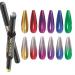 6pcs Double Head Air Cushion Pen & 12 Colors Chrome Nail Powder Kit - Holographic Mirror Effect Nail Polish | Acrylic Nail Powder - Buy Online on SooperMarket.com