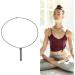 Stress Relief Mindful Necklace Increase Lung Volume Reduce Anxiety Mindful Breathing Necklace Skin Friendly for Men for Daily Wear (Black) - Buy Online on SooperMarket.com