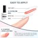 RARJSM Translucent Neon Jelly Gel Nail Polish Set - 6 Colors with Long Fake Nails in Gift Package - Buy Online on SooperMarket.com