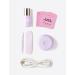 Le Mini Macaron DIY Gel Manicure Kit | LED Nail Dryer Lamp, Gel Polish, Cuticle Stick, Nail File & Remover Wraps - Lilac Blossom - Buy Online on SooperMarket.com