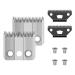 AUDOC Star Blade replacement blade compatible with the lawn mower Moser 1400 made of stainless steel 0.7 - 3 mm 2 pieces 1400 cm