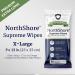 NorthShore Supreme Heavy-Duty Quilted Wipes X-Large - Case of 300 (6 packs of 50) - Buy Online on SooperMarket.com