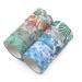 10 Rolls FKEYTO Washi Tape Set 15mm x 5 Meters - Ideal for Bullet Journals, Scrapbooking, DIY Crafts, and Planners - Buy Online on SooperMarket.com