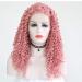 SHIYID Black Kinky Curly Lace Front Wig | Long Heat Resistant Synthetic Hair International Shipping Available - Buy Online on SooperMarket.com