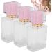 Verdant Touch Perfume Refillable Bottle Glass Perfume Bottle 50ml Refillable Spray Atomizer Container Transparent Pink Liquid Empty - Buy Online on SooperMarket.com
