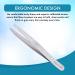 Stainless Steel Slanted Tweezer for Ingrown Hair Removal - Professional Eyebrow, Chin, and Facial Hair Remover - Ergonomic Design for Precision Plucking - Buy Online on SooperMarket.com