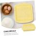 MAGICLULU 2 Pcs Cake Mold Cake Baking Rubber Baking Broiler Pan for Oven Silicone Gummy Molds Cake Pan Silicone Bakeware Quick Fondant Molds Cupcake Square Cake Toast Silica Gel Liner 26.5x24.5cmx2pcs Yellowx2pcs - Buy Online on SooperMarket.com