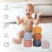 MalPlay Sensory Rubber 13-Piece Soft Tower Stacking Blocks | Baby Building Toy for Motor Skills | Ideal for 6+ Months - Buy Online on SooperMarket.com