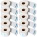 FOMIYES 10 Rolls Scarf Neck Paper Disposable Flexible Neck Strips Salon Neck Band Neck Protection Papers Collar Paper for Hair Cutting Neck Tape Stretchy White Elastic Roll Paper