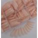 LuckForever 500pc Nude Pink Coffin False Nails - Press On Full Cover Ballerina Design with Case for Women Girls - DIY Manicure Fingernails - Buy Online on SooperMarket.com