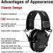 ACT FIRE Shooting Earmuffs Elite - Hearing Protection for Gun Range - Matte Black - One Pair - Buy Online on SooperMarket.com