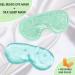 Gel Eye Mask + Silk Sleep Mask: Hot/Cold Therapy for Puffy Eyes, Dark Circles, Headaches - Adjustable Strap & Reusable (Light Green) - Buy Online on SooperMarket.com