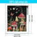 Stamped Cross Stitch Kits for Adults - 4 Pack Mushroom Skeleton Flower Eye Patterns - Needlecrafts for Home Decor - 12x16inch - Buy Online on SooperMarket.com