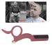 Stainless Steel Manual Straight Razor for Men - Asiermesser Thumb Shape Shaver for Facial Hair Removal (Red) - Buy Online on SooperMarket.com