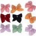KALLORY 6 Pieces Big Satin Bow Hair Clip Ribbon Bowknot Barrettes Vintage Bow Alligator Clips for Girls - Buy Online on SooperMarket.com
