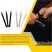 Dajidafu Tweezers Antistatic Angle Head Wear-Resistant Ceramics Interchangeable Tools Anti Slip Handle Lightweight Balance Forceps Small Bend End White White Small Bend End - Buy Online on SooperMarket.com