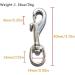 Long Buy Swivel Eye Bolt Snap Hooks  Stainless Steel 316 Marine Grade Scuba Diving Clip  Snap Bolt Trigger Chain Clip  Single Ended Trigger Clasp Pet Buckle  80mm  90mm  101mm  Heavy Duty 3Pcs 80mm - Buy Online on SooperMarket.com