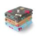 1 Pack 3 Blankets Super Soft Fluffy Premium Fleece Pet Blanket Flannel Throw for Dog Puppy Cat - Paw Small (Pack of 3) Bone