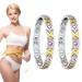 ZSSM Lymph Drainage Magnetic Bracelet 2PCS Magnetic Lymph Detox Bracelet Weight Loss Anti Swelling Therapy Bracelets (Gold)