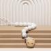 Premium Silicone Pacifier Clip - Safe Holder for Baby and Toddlers - Neutral White - Center Coast Collections - Buy Online on SooperMarket.com