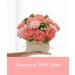DIY Felt Flower Art Craft Kit - Pink Rose and Carnation Bouquet | Beginner Floral Gift Kit with Pre-Cut Felt Flowers - Buy Online on SooperMarket.com