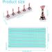 Wisebom Nail Display Stand and Glue Putty 10 Pieces Magnetic Nail Tips Exercise Holder 192 Pieces Adhesive Clay Reusable Acrylic Nails Art Practice Stands for DIY Manicure (Aurora Colour) Aurora Color - Buy Online on SooperMarket.com