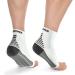 Rymora Plantar Fasciitis Support Socks -Medium Arch Heel and Ankle Compression Socks -Flexible Foot Support Socks for Men and Women -White White (One Pair) Medium: 21-25cm arch circumference