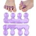 Pack of Purple Silica Gel Toe Separators Bunion & Hammer Toe Relief Stretchers | Best Toe Straighteners - Buy Online on SooperMarket.com