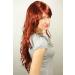 Buy Red Wavy Side Parting Wig 9331-35 | Long 70cm Wig | International Shipping Available - Buy Online on SooperMarket.com