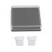 BYERZ Bottom Eyelashes Stamp Save Time Portable Easy Drawing 10 Sets of Bottom Eyelashes Stamp Tools for Daily Use