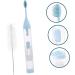 3ST Portable Travel Toothbrush Set - Merlan Ortho Mini Toothbrush & Toothpaste for Home & Travel (1 Pack Blue) - Buy Online on SooperMarket.com