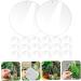 VILLCASE 40 Pcs Acrylic Round Sheet Cake Pan Acrylic Blanks Sheer Panels Acrylic Blank Circle Coaster Wafer - Buy Online on SooperMarket.com