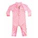 weVSwe Baby Toddler Boy Swimsuit UPF 50+ Sun Protection Rash Guard Swimwear with Crotch Zipper 0-3 Years 12-18 Months Pink Hearts