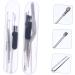 2 Sets Stainless Steel Ear Cleaning Kit - Ear Pick, Spatula, Spiral Spoon, Earwax Removal Tools - Buy Online on SooperMarket.com