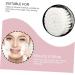 WOFASHPURET Cleansing Brush face Brush for Beauty Silicone scrubbers Facial Brush Manual Blackhead Scrubber Silicone Facial Brush Facial Cleansing Manual Brush pp Cleaning kit pores White - Buy Online on SooperMarket.com