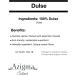 Premium Dried Dulse Powder 200g (7.1 oz) Nutrient-Rich Sea Vegetable for Culinary Use Sustainable and Eco-Friendly - Buy Online on SooperMarket.com