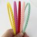 Pack of 12 Thin Hair Bands for Girls & Women - Yazon Model 2 Plastic with Teeth Narrow | International Shipping Available - Buy Online on SooperMarket.com