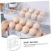 1pc Box Transparent Egg Lattice Eggs Stackable Egg Frame Egg Storage Holder Refrigerator re-usable - Buy Online on SooperMarket.com