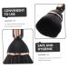 Multi-Function Manicure & Cleaning Brush - Foundation Blending & Nail Remover Tool | Black 14.5x3cm | Perfect for Skincare & Dust Collection - Buy Online on SooperMarket.com