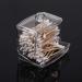 Q Tips Cotton Swab Holder | Acrylic Organizer for Cotton Pads & Makeup - Ideal Pharmacy & Bathroom Solution - Buy Online on SooperMarket.com