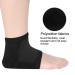 Gel Heel Socks - Moisturizing Silicone Foot Care for Pain Relief - Universal Black Heel Socks - Buy Online on SooperMarket.com