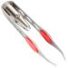 Trenton Gifts Stainless Steel Tweezers with LED Light - Set of 3 for Precision Hair Removal - Buy Online on SooperMarket.com