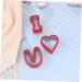 Zerodeko 9 Pcs Valentine's Day Stencils Reusable Cake Mold Kitchen Chocolate Molds Valentines Day Cookie Cutters Letter Stamps for Clay Cookie Mold Sandwich Die Cutting Stainless Steel Red - Buy Online on SooperMarket.com