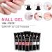 Layhou Gel Extension Nail Kit Polygel Nail Kit Nail Strengthen Gel UV/LED Nail Lamp Nail Dryer Base Coat Top Coat with Nail Brush Nail File Nail Clip Manicure Tools #1 - Buy Online on SooperMarket.com
