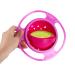 ueslwser 360 Degrees Gyro Bowl Unspillable Snack Toddler Bowl Universal Anti Spill Bowl Magic Bowl for Babies Kids Pink